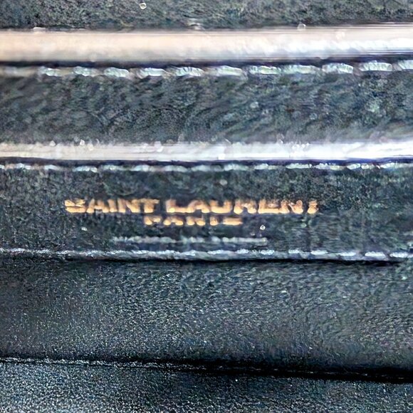 Yves Saint Laurent (YSL) Sunset Black and White Calfskin Shoulder Bag - Picture 15 of 16